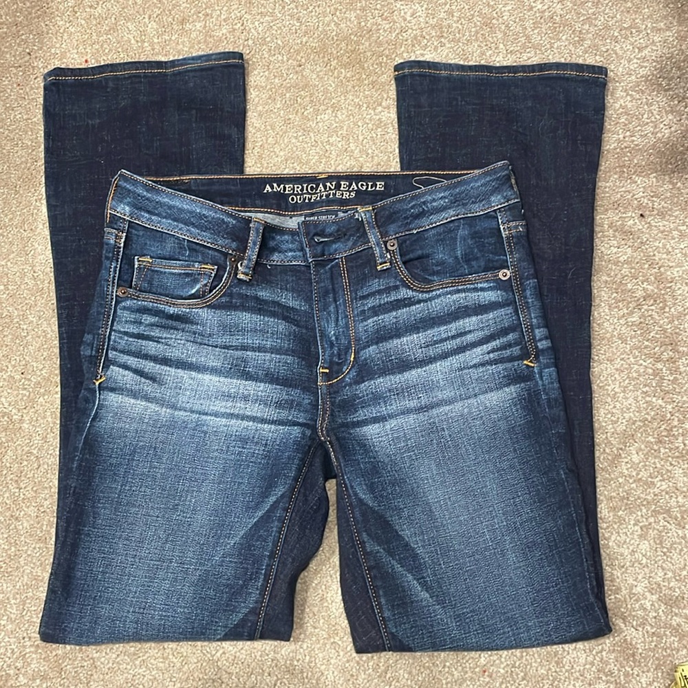 American Eagle Skinny Kick Jeans, 6 Short